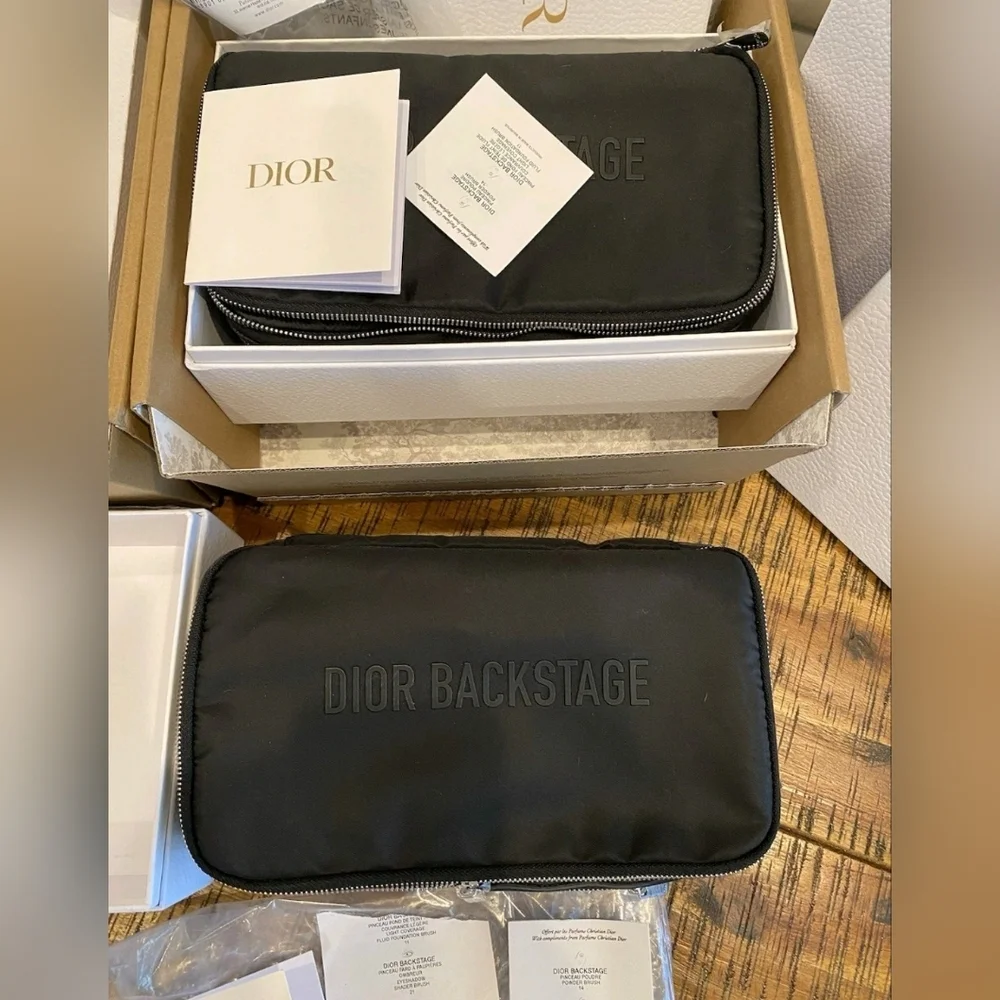 Dior Backstage VIP Luxury Makeup Brush Set Four 4-piece Case & Gift Box